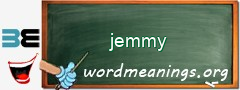 WordMeaning blackboard for jemmy